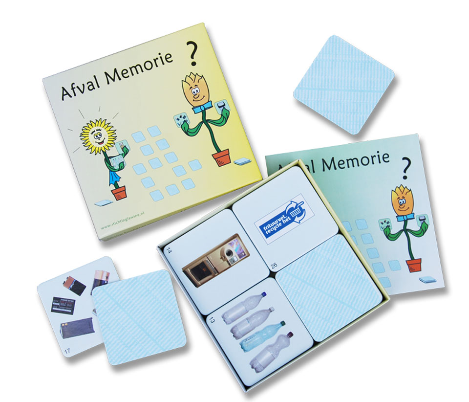 Stichting Lawine - Afval Memory - afval educatieve associative memory spel